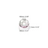 Unique Bargains Loose Shiny Rhinestone Rondelle Spacer Beads for DIY Earrings Necklaces 200 Pcs - 2 of 4
