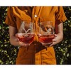 Silver Buffalo Yellowstone Dutton Ranch 20-Ounce Stemless Wine Glasses | Set of 2 - 2 of 4