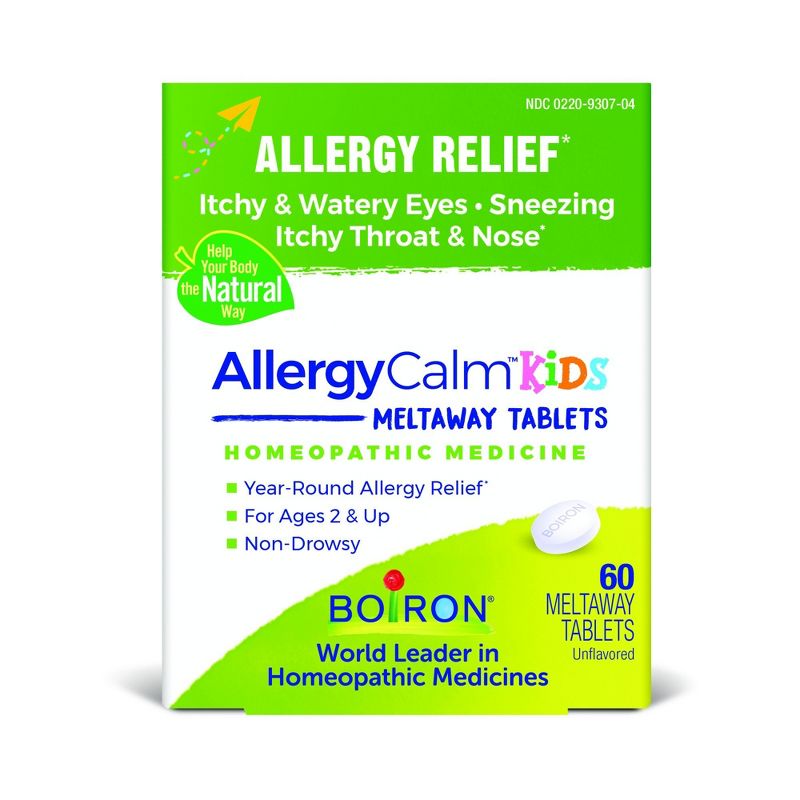Boiron AllergyCalm Kids Homeopathic Medicine For Allergy Relief  -  60 Tablets, 3 of 5