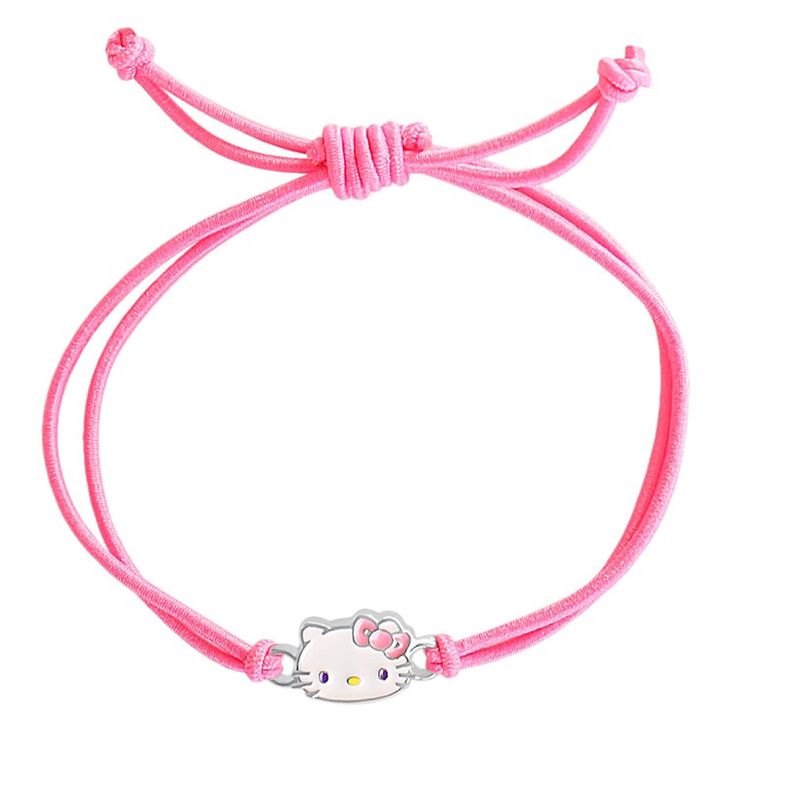 Sanrio Hello Kitty Cord Bracelet 3-Piece Set with Kuromi, My Melody Charms, Officially Licensed, 5 of 7