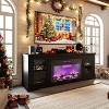 70" Fireplace TV Stand with 36" Electric Fireplace, Modern Entertainment Center & Media Console for TVs Up to 80", Storage Cabinet for Living Room - 3 of 4