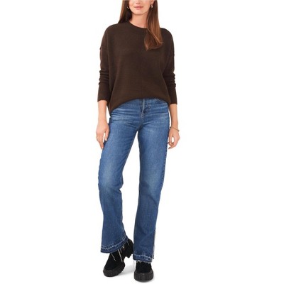 Vince Camuto Womens Crewneck Knit Sweater