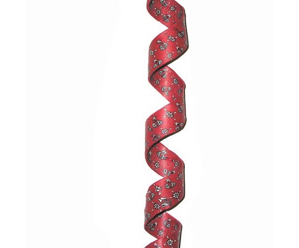 Pacific Rim 5" Twisted Bandana Paisley Christmas Ornament - Red