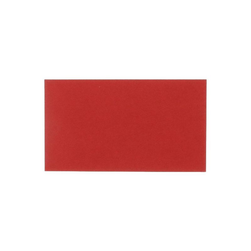 JAM Paper Smooth Personal Notecards Red 500/Box (11756575B), 1 of 3