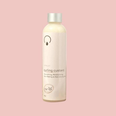OrganiGrow Conditioning Curling Custard Gel for Low to Medium Porosity Hair- 8 fl oz.