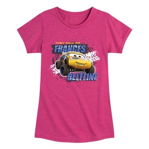 Girls' - Cars -  Fitted Short Sleeve Graphic T-Shirt - 1 of 4