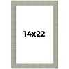 PosterPalooza | Sculpted Blue Picture Frame - UV Acrylic, Foam Board Backing, Hanging Hardware - 2 of 4