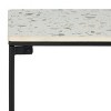 Amelina Ceramic Console Table - CNS3705A - Grey/Black - Safavieh - 3 of 4