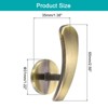 Unique Bargains Aluminum Alloy Office Decorative Wall Mounted Curtain Holdback - 2 of 4