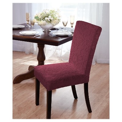 damask dining chair covers