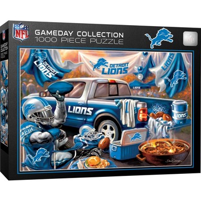 Nfl Detroit Lions Game Day At The Zoo 500pc Puzzle : Target