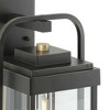 Progress Lighting, Walcott, 1-Light Outdoor Wall Lantern, Antique Bronze, Clear Glass Panels - 3 of 4