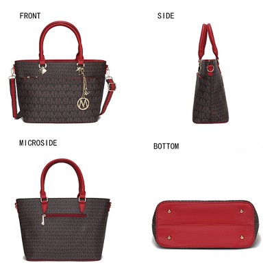 MKF Collection Yonah Signature Fashion Women’s Tote Handbag by Mia K - Purple — фото 4
