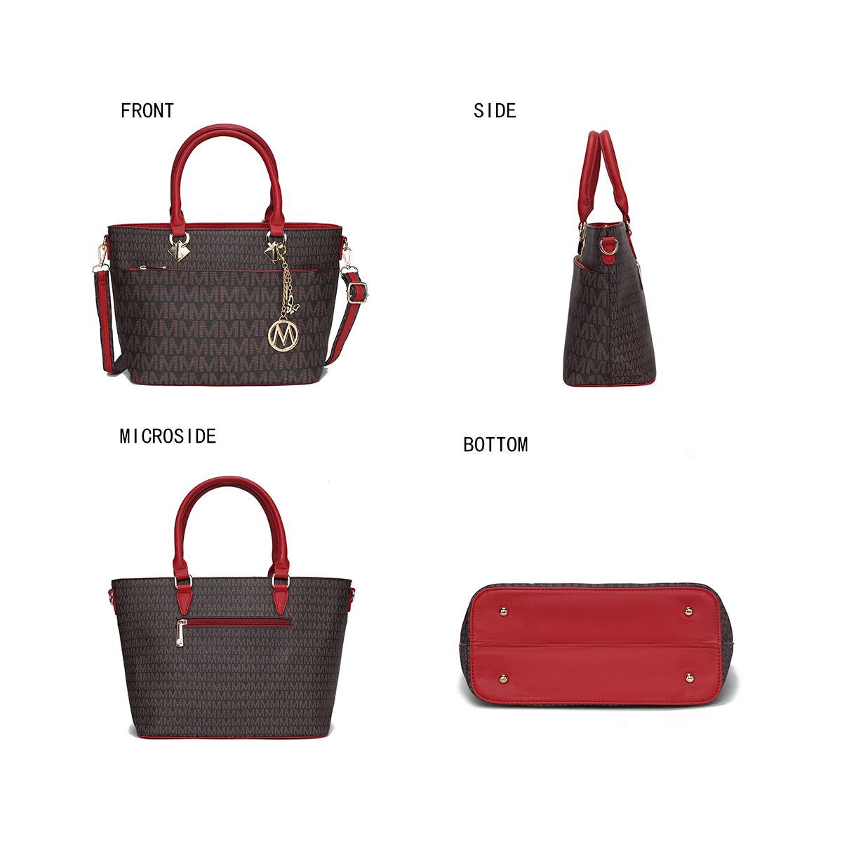 MKF Collection Yonah Signature Fashion Women’s Tote Handbag by Mia K - thumbnail 5