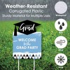 Big Dot of Happiness Light Blue Graduation Party Decorations - Grad Party Welcome Yard Sign - 3 of 4