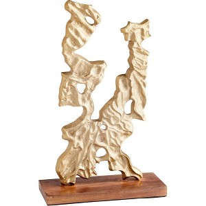 Cyan Design - Ornate Abstraction - Sculpture-20.5 Inches Tall And 5.75 Inches Wide-Gold Finish - 1 of 1