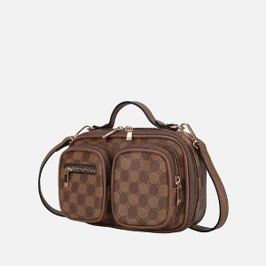 MKF Collection Jolene Vegan Leather Multi Pocket Crossbody Bag by Mia K - 1 of 4