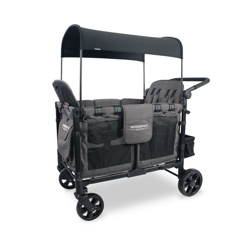 WONDERFOLD W4 Elite Quad Folding Stroller Wagon, 1 of 9