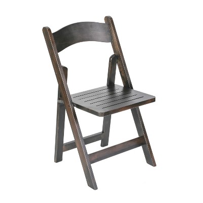 Early American Solid Beechwood Foldable Dining Side Chair