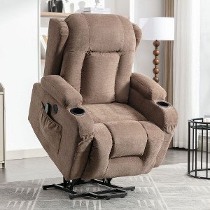 NicBex Power Lift Chair with USB Ports and Pocket Recliner Chair for Elderly Massage Chair with Heating Living Room Chairs - 1 of 4