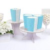 Big Dot of Happiness Blue Confetti Stars - Simple Party Favor Popcorn Treat Boxes - Set of 12 - 3 of 4
