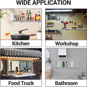304 Stainless Steel Folding Dispensing Rack, Wall Mounted Food Truck Window Rack/Serving Rack, Food Trucks, Grills, Restaurants - 1 of 4