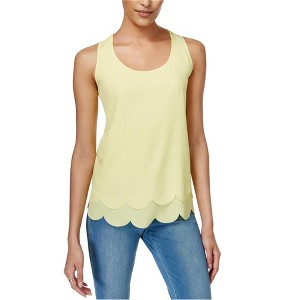 maison Jules Womens Tiered Cutout Knit Blouse - 1 of 1