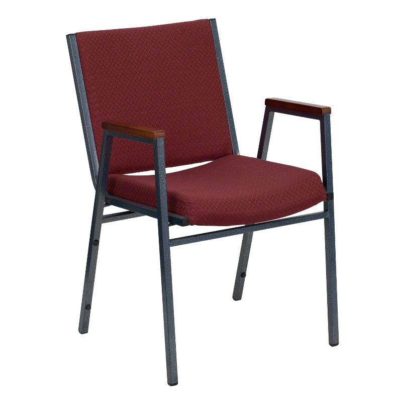Flash Furniture HERCULES Series Heavy Duty Stack Chair with Arms, 1 of 13