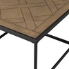 NicBex Contemporary Coffee Table Rectangle/Square Parquet Wood Top Modern Design, Easy Assembly for Living Room or Office - 3 of 4