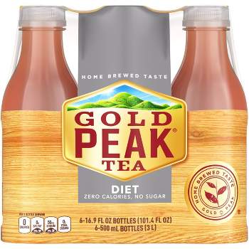 Gold Peak Zero Sugar Tea - 6pk/16.9 fl oz Bottles