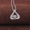 Catrina Pendant Necklace Cubic Zirconia Box Chain Women Ginger Lyne Collection - 3 of 4
