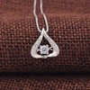 Catrina Pendant Necklace Cubic Zirconia Box Chain Women Ginger Lyne Collection - image 3 of 4