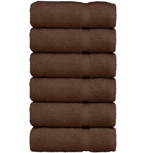 BC BARE COTTON Luxury Hotel & Spa Towel Turkish Cotton Hand Towel - Dobby Border (16x30 Inches) - 1 of 4