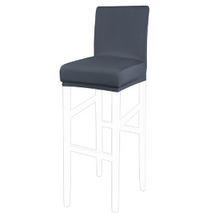 PiccoCasa Bar Pub Counter Height Side Stretch Chair Covers with Elastic Band - 1 of 4