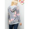 Women's Floral hoodie with Kangaroo Pocket - HEIMISH USA - 3 of 4