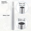Unique Bargains Aluminum Alloy Seat Post with Scale Mark for Bicycle Silver Tone - 3 of 4
