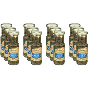 Roland Nonpareille Capers - Case of 12 - 3 oz - 1 of 2