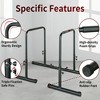 SEVOBAL Power Tower Dip Station Pull Up Bar Stand Adjustable Height Heavy Duty Multi-Function Fitness Training Equipment, Black, 49.61"*28.35"*37.01" - 2 of 4
