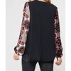 Women's Floral Print Sleeve Knit Top - PROMESA - 3 of 3