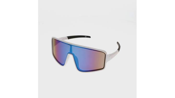 Women's Rubberized Plastic Shield Sunglasses - All In Motion™, 2 of 8, play video