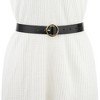 Elerevyo Women's PU Leather Belts Black Waist Belt with Pin Buckle for Jeans - 4 of 4