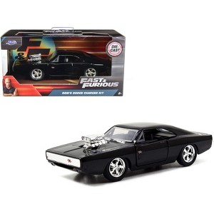 Dom's Dodge Charger R/T Black "Fast & Furious 7" (2015) Movie 1/32 Diecast Model Car by Jada - 1 of 4