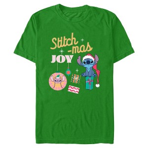 Mens Lilo & Stitch Present Medley Angel and Stitch T Shirt - 1 of 3