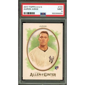 Aaron Judge Rookie Card 2017 Topps A & G #172 PSA 9 - 1 of 2