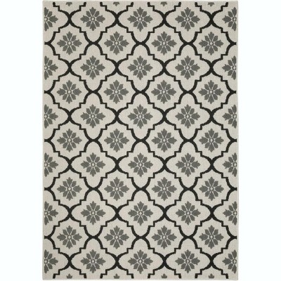 Oriental Weavers Torrey 5562E Light Grey/ Black Indoor/Outdoor Area Rug - 9'10" x 12'10"