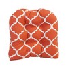 Blazing Needles, 19-inch U-Shaped Spun Polyester Outdoor Tufted Dining Chair Cushion - 2 of 2