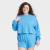 Women's Pointelle Lounge Sweatshirt - Colsie™ - 2 of 3