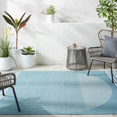 Hauteloom Nabil Aqua Area Rug