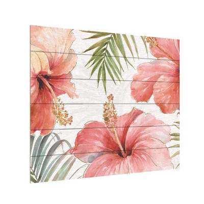 Lisa Audit 'tropical Blush I' Wood Slat Art : Target