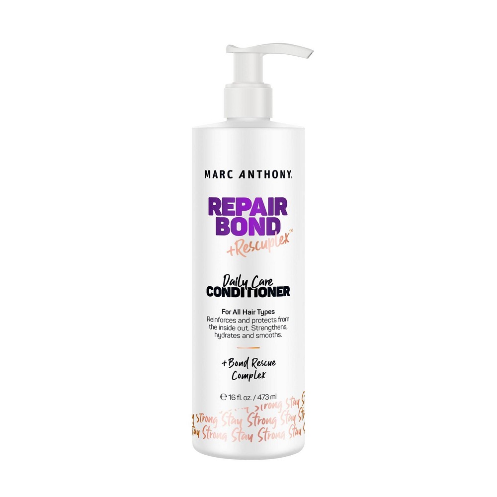 Photos - Hair Product Marc Anthony Repair Bond + Rescuplex Daily Care Conditioner - 16oz
